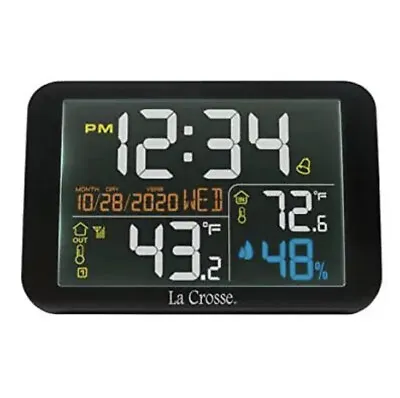 La Crosse Technology 308-66677-INT Color Wireless Weather Station Black • $36.29