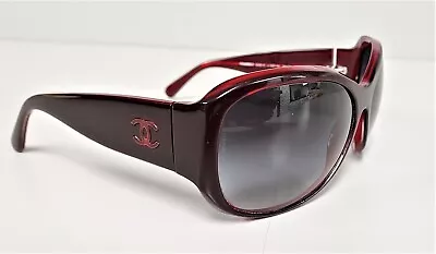 CHANEL Designer Sunglasses Burgundy Butterfly 5226-H 1297/3C Made In Italy • $386.66