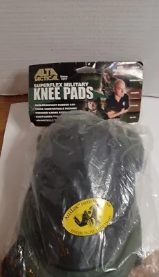 Alta Super Flex Military Knee Pads 50413-09 Olive Drab W/AltaLok Buckle NOS • $25