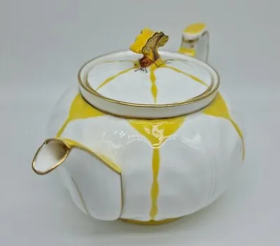 £2500 • Buy Aynsley China Butterfly Handle Teapot As Supplied To H.M. The Queen