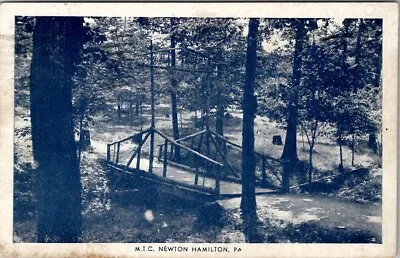 Mount Union PA Newton Hamilton Bridge MTC Methodist Training Camp Postcard T16 • $9.95
