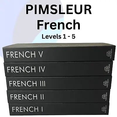 Pimsleur French Levels 1-5 & Plus - Gold Edition Complete Language Course • £19.99