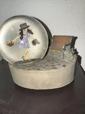 Vtg Musical Water Globe Westland Kim Anderson Forever Young  6231 Girl With Bags • $17.99