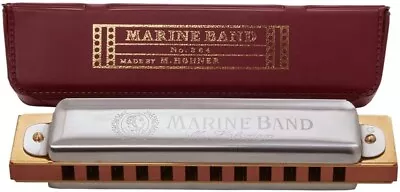 Hohner 364 24 Marine Band 12 Hole Harmonica Key Of C - New With Case • $54.95