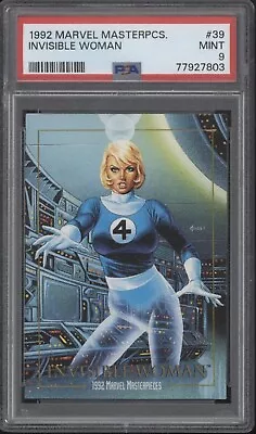 Invisible Woman 1992 Skybox Marvel Masterpieces #39 PSA 9 • $20