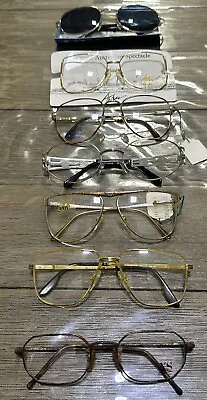 Vintage Mix Eyeglasses Sunglasses Lot Authentic Lunettes Specs Metal Collection • $193