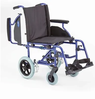 New HECARE Ultra Lightweight Folding Travel Transit I-Go Flyte 90 Wheelchair • £105