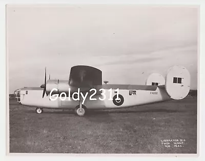 Raf Ww2 Coastal Command Liberator B-24  Large Original Photograph • $8.63