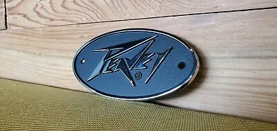 Peavey OEM Logo Metal Oval Style Guitar Bass Amp NOS Heavy Duty • $19.99