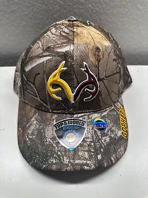 Minnesota Golden Gophers Top Of The World Baseball Hat NWT One Size Camo - NCAA • $11