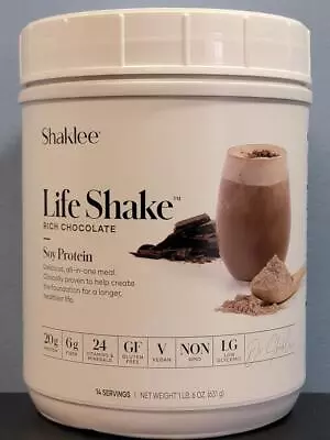 Shaklee Life Shake Soy Protein - Rich Chocolate - New! 14 Servings Exp 7/2024 • $45.95