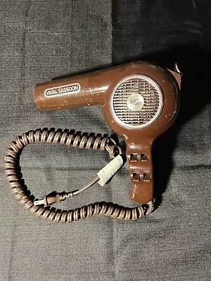 VINTAGE Vidal Sassoon 1500W Hairdryer Heat Setting Hair Blow Dryer Working • $13.99