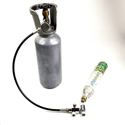 CO2 Tank External Hose Adapter W21.8 To CGA320 Tube Length 600mm For Sodastream • $52.18