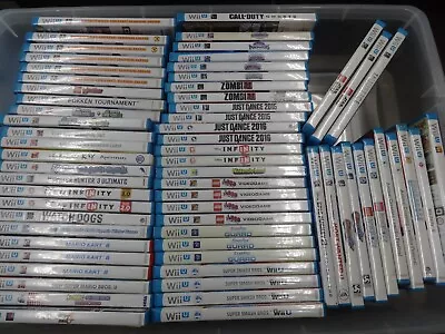 LARGE SELECTION Original Wii U USED & NEW VIDEO GAMES U CHOOSE FROM DROP DOWN • $11.89