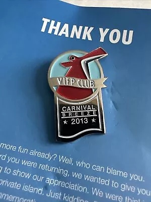 Carnival Cruise Line Ship Breeze 2013 Collectors Pin VIFP • $14.99