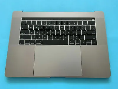 MacBook Pro 15 Palmrest Keyboard Case Touchpad Battery Space Gray A1707 A- PARTS • $29.99