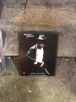 Michael Jackson Black Wooden Picture Frame  • $50