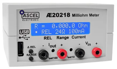 AE20218 Milliohm Meter Kit 0.1 Milliohm Resolution Four Wire Measurement • $89.98