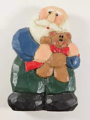 Eddie Walker Midwest Cannon Falls Santa Teddy Bear Christmas Ornament 3  C5716 • $9.94