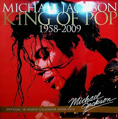 Michael Jackson King Of Pop Calendar 1958-2009 Sealed NOS  • $24.22