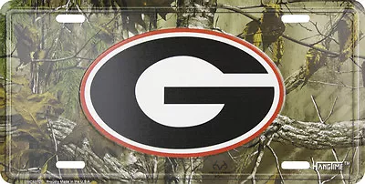 University Of Georgia Bulldogs REALTREE CAMO License Plate • $12.67