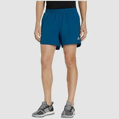 $35 Adidas Men Blue Own The Run Climacool Running 7  Regular Fit Shorts Size L • $13.18