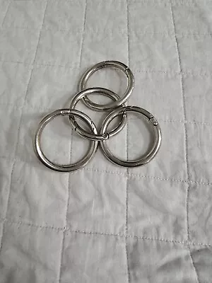 MICHE 1.5  Silver Carabiner Set Of 4. Gently Used. • $10