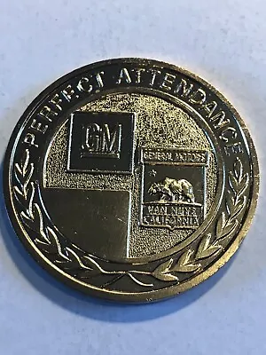 GM Perfect Attendance Medal • $12