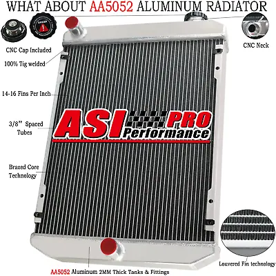 3ROW Aluminum Radiator Fit Bobcat 430 430D 435 435D/435G Excavators 6679831 • $189