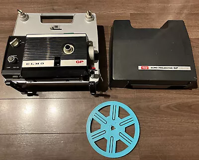 Elmo GP Deluxe Super 8 / Double 8mm / Single-8 Film Projector UNTESTED READ • $32.92