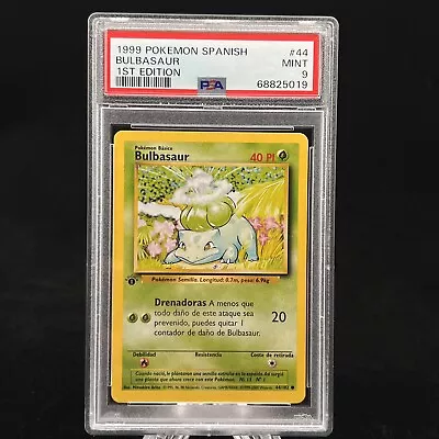 $79.99 • Buy Bulbasaur #44 1st Edition SPANISH Base Set 1999 Pokemon PSA 9 🍃