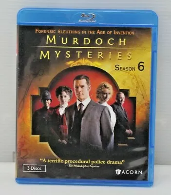 Murdoch Mysteries: Season 6 (Blu-Ray 3-Disc Set) - Used • $13.28