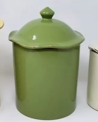 Vietri Cucina Fresca Canister - Green - READ • $20