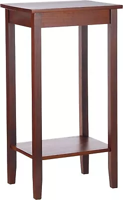 DHP Rosewood Tall End Table 16.00 X 12.00 X 29.00 Inches Coffee  • $69.08