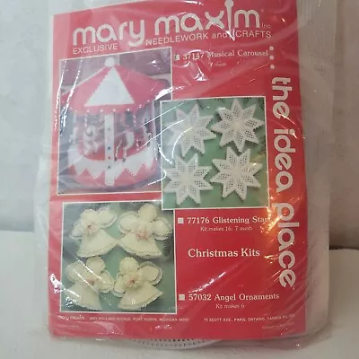 Mary Maxim Christmas  JOY  Plastic Canvas Needlepoint Kit 18  X 11  New • $12.99