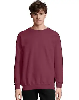 Hanes Sweatshirt Mens Heavyweight Cotton Fleece Crewneck Ultimate Standard S-3XL • $17