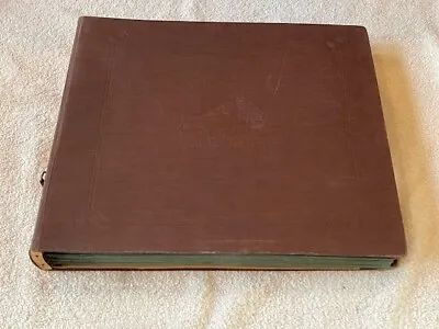 Victor Victrola Binder W/ Mixed Records 12  78 Rpm Set Of 10 + 1  VINTAGE! • $220