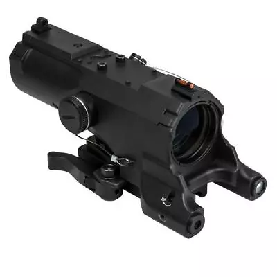 NcSTAR Vism 4x34 ECO MOD2 Riflescope Black W/Blue Illum UT Reticle Green Laser • $229.99