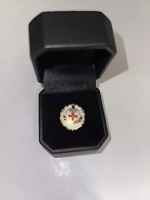 Vintage Pin United Methodist Sunday School Pin First Year White Red Blue Enamel • $1.99