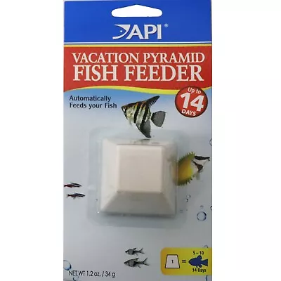 API Pyramid Holiday Feeder 14 Day Vacation Fish Food Aquarium Tank Pellets • £9.99