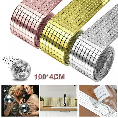 £1.99 • Buy 200CM Mosaic Tile Stickers Stick Bathroom Kitchen Home Wall Decal Self-adhesive
