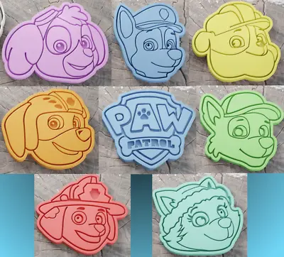Paw Patrol Character Face Style Cookie Cutters / Fondant / Icing • £4.89
