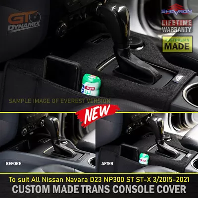 Shevron Transmission Console Cover For Nissan Navara D23 NP300 ST ST-X RX 15-21 • $99.95