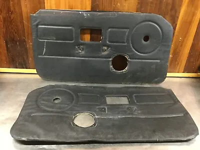 MG MGB 1977-80 • Original Black Door Panel Set. Used. KMG487 • $42.49
