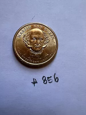 2008 D Martín Van Buren Presidential Coin Unc #856 • $2.99