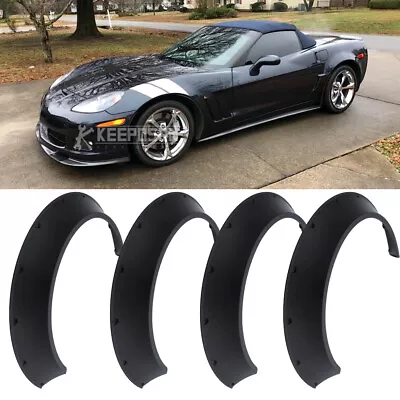 4.5  Car Fender Flares Extra Wide Body Wheel Arches For Chevrolet Corvette C3 C5 • $99.69