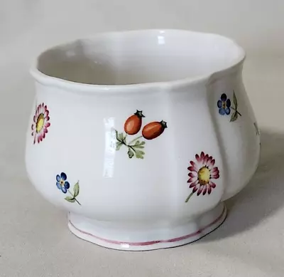 Villeroy & Boch Petite Fleur Open Sugar Bowl 2 5/8  Luxembourg - EUC - FREE S&H! • $19.99