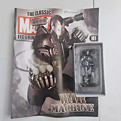 Eaglemoss Classic Marvel Collection #101 War Machine Lead Figurine & Magazine • $24.95