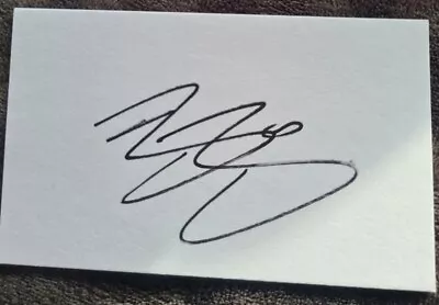 Nathan Bishop Hand Signed 5 X 3 White Card Manchester United England Man Utd  • £8.99