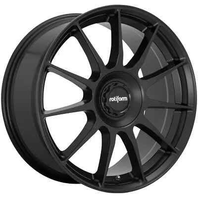 Rotiform R168 DTM 17x8 5x100/5x112 +40mm Satin Black Wheel Rim 17  Inch • $305